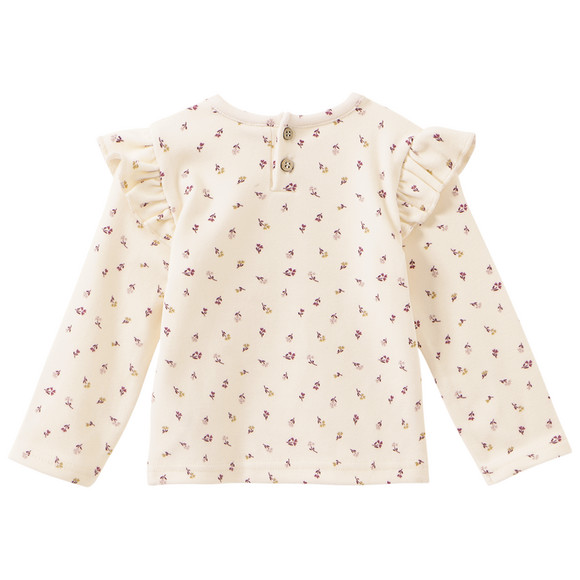 Baby Langarmshirt mit Allover-Muster