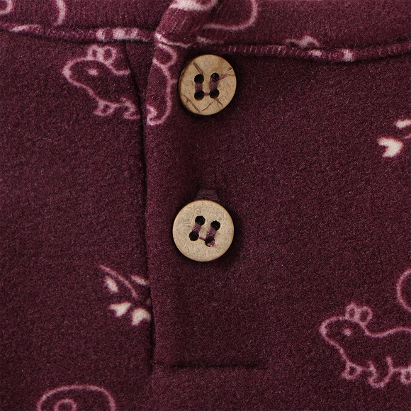 Baby Langarmshirt mit Allover-Muster