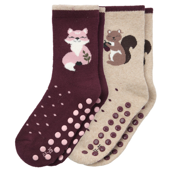 2 Paar Mädchen Stoppersocken im Set