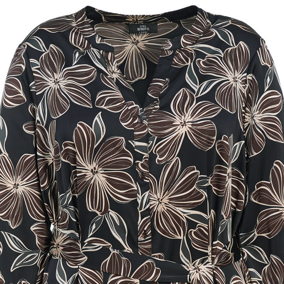 Damen Kleid mit Blumen-Muster