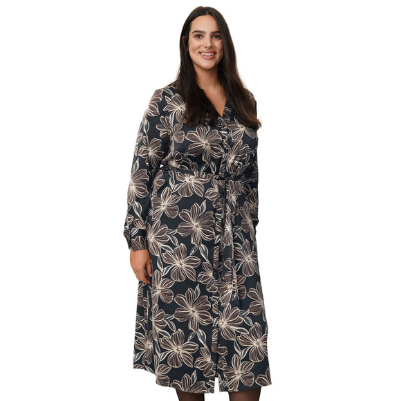 Damen Kleid mit Blumen-Muster