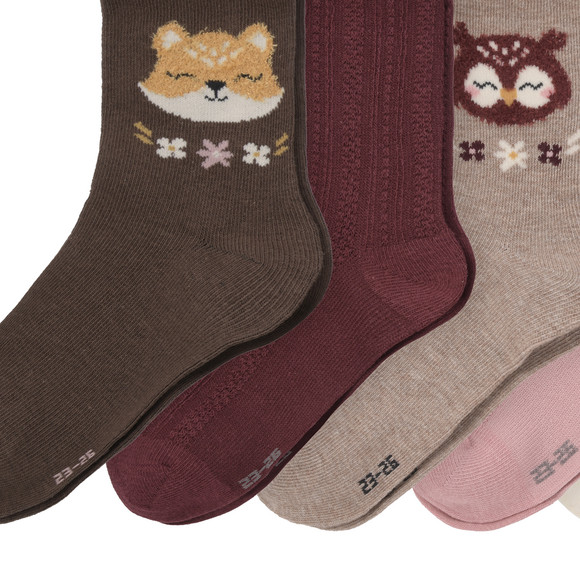 5 Paar Madchen Socken im Design-Mix