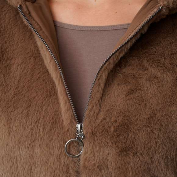 Damen Sweatjacke mit kuscheligem Material