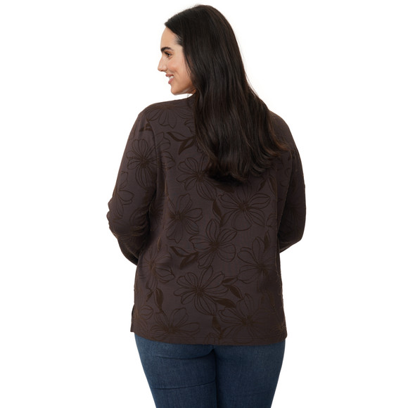 Damen Modal-Shirt mit Blumen-Allover