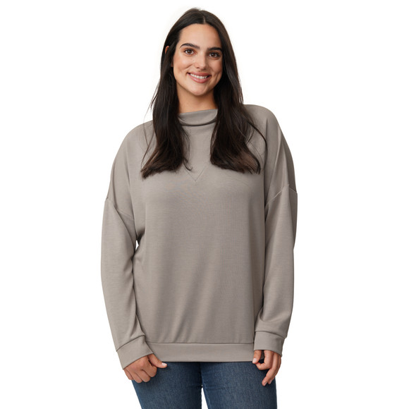 Damen Modal-Shirt mit Turtleneck