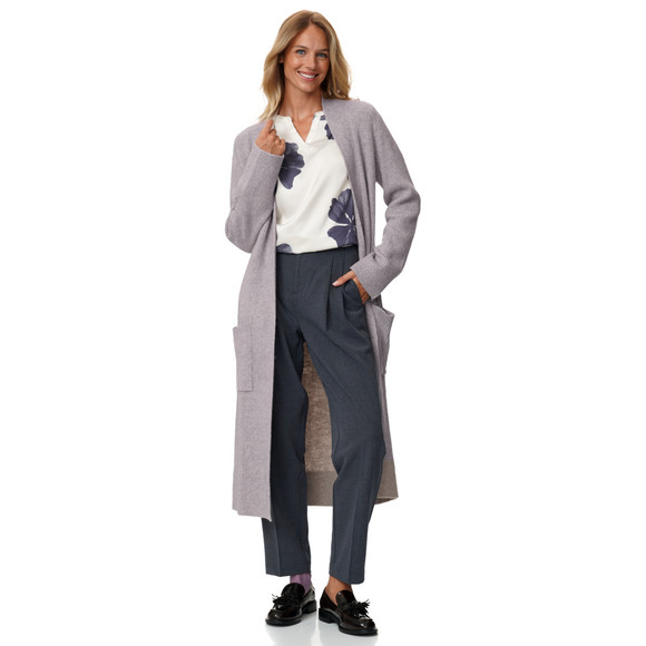 Damen Strickjacke im Long-Style