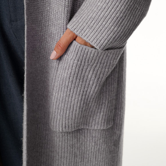 Damen Strickjacke im Long-Style
