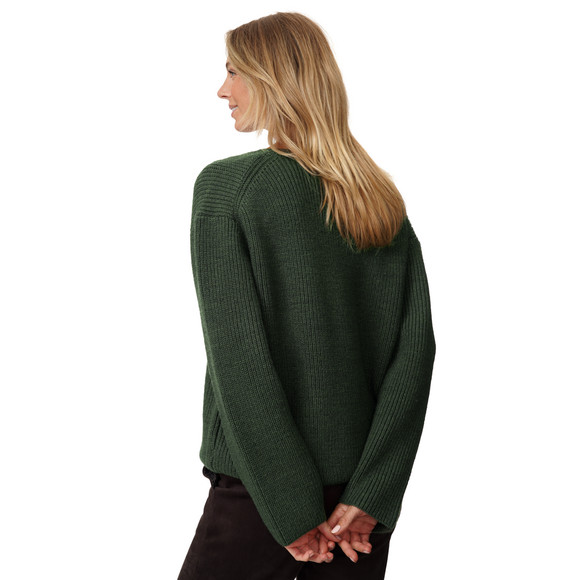Damen Strickpullover mit V-Ausschnitt