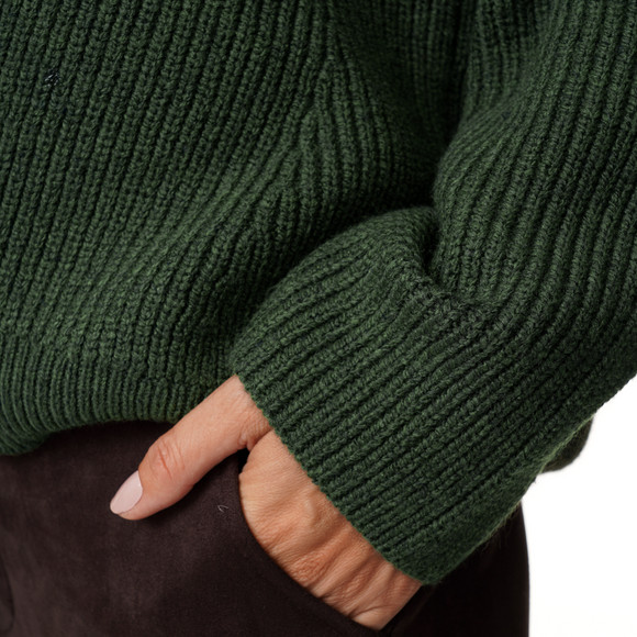 Damen Strickpullover mit V-Ausschnitt