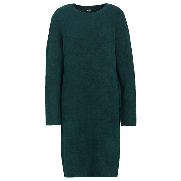 Damen Strickkleid mit Wollanteil