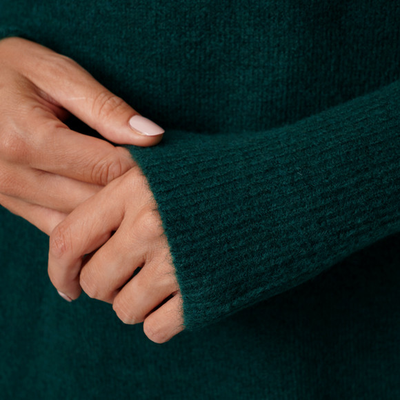 Damen Strickkleid mit Wollanteil