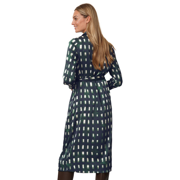 Damen Satinkleid mit Allover-Print