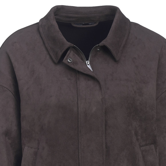 Damen Jacke in Veloursleder-Optik
