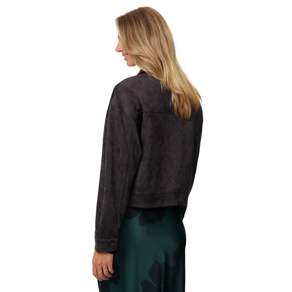 Damen Jacke in Veloursleder-Optik