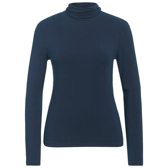 Damen Langarmshirt mit Rollkragen