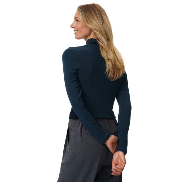 Damen Langarmshirt mit Rollkragen