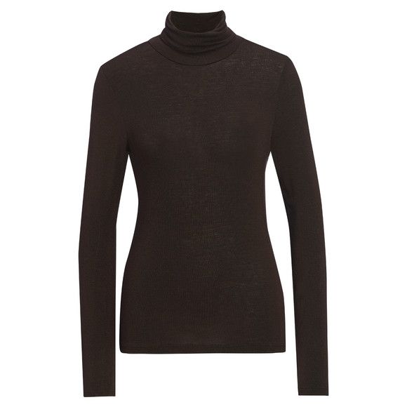 Damen Langarmshirt mit Rollkragen