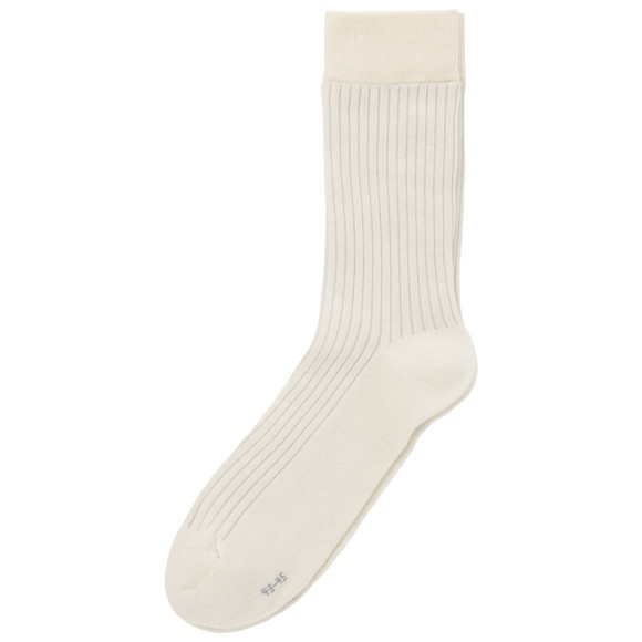 2 Paar Herren Socken mit Rippe