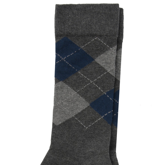 1 Paar Herren Socken mit Karo-Muster