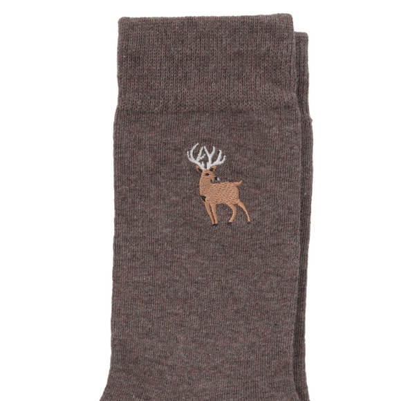 1 Paar Herren Socken mit Stickerei