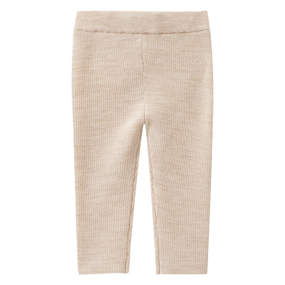 Baby Merino-Strickhose unifarben