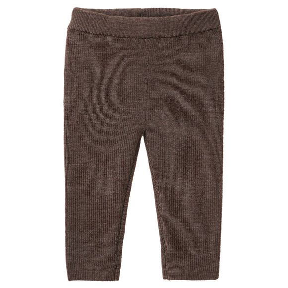 Baby Merino-Strickhose unifarben