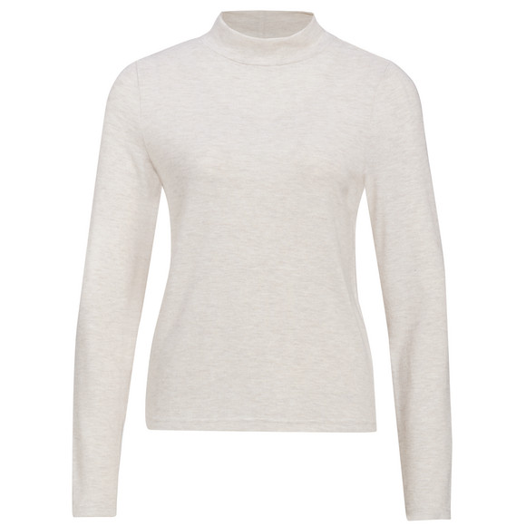 Damen Feinstrickshirt unifarben