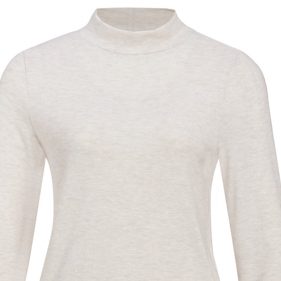 Damen Feinstrickshirt unifarben