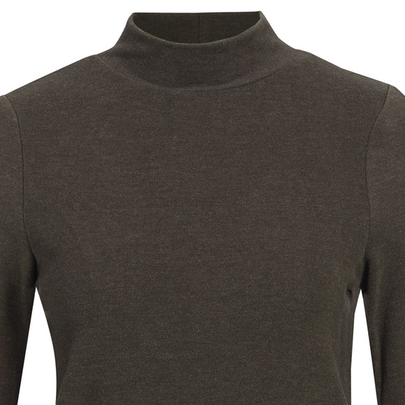 Damen Feinstrickshirt unifarben