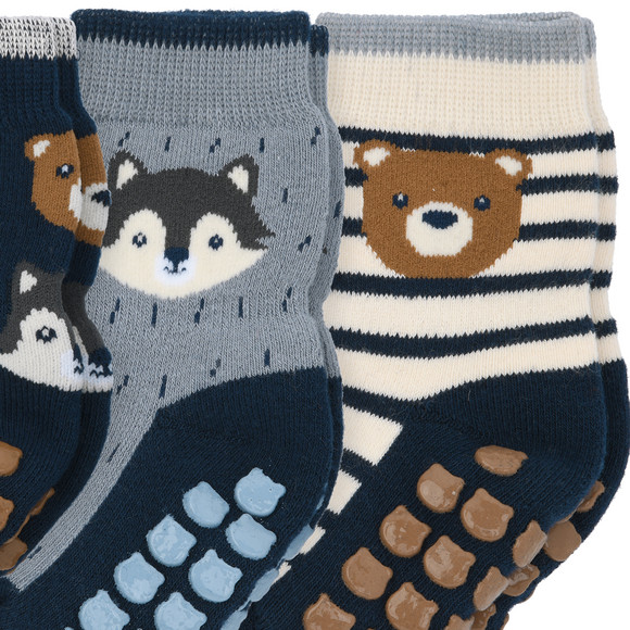 3 paar antislip sokjes voor baby's