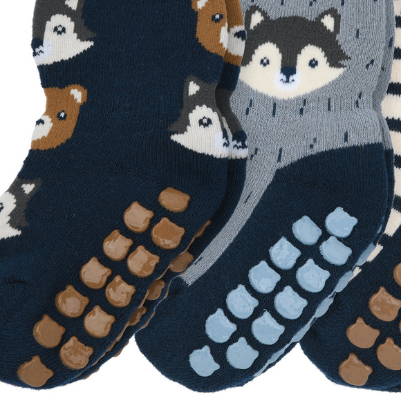 3 paar antislip sokjes voor baby's
