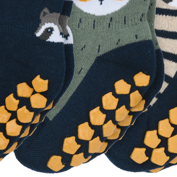 3 paar antislip sokjes voor baby's
