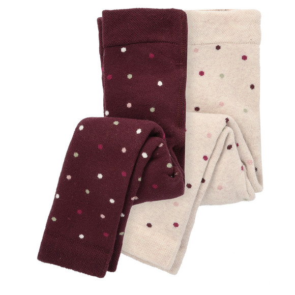 2 Baby Frottee-Leggings im Set