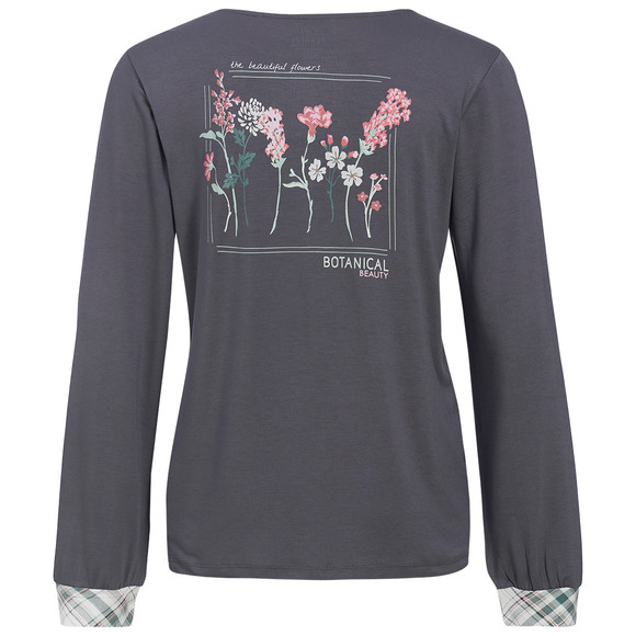 Damen Schlafshirt mit Rücken-Print