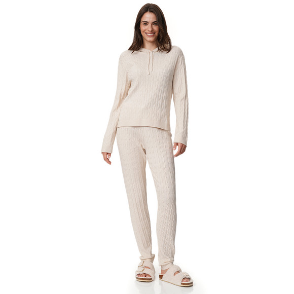 Damen Loungewear-Pullover mit Kapuze