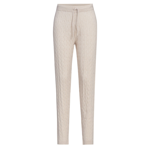 Damen Loungewear-Hose mit Zopfmuster