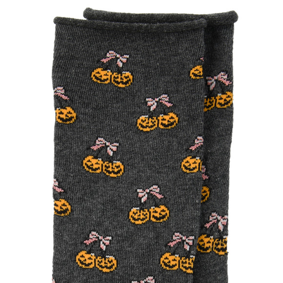 1 Paar Damen Socken im Halloween-Look