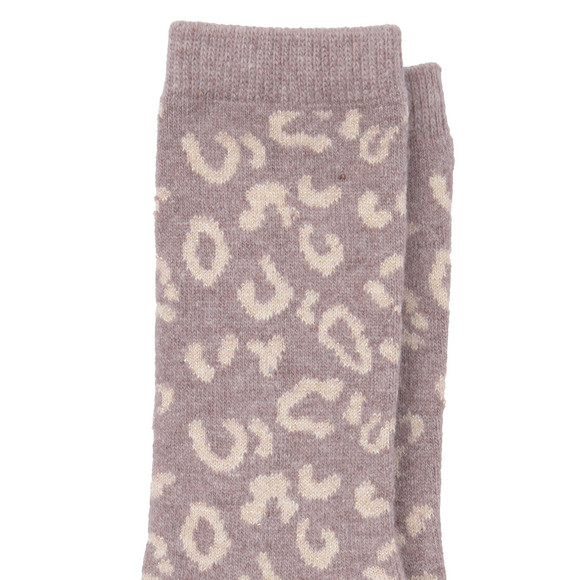 1 Paar Damen Socken mit Leo-Muster