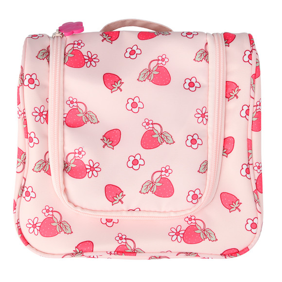 Make-uptasje voor meisjes met aardbeienprint