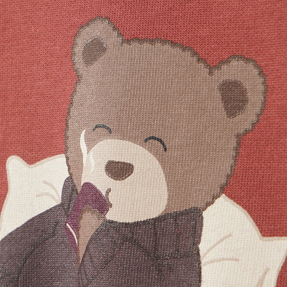 Baby Sweatshirt mit Baby-Print