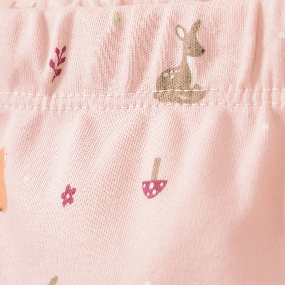 Baby Schlafanzug mit Waldtier-Motiven