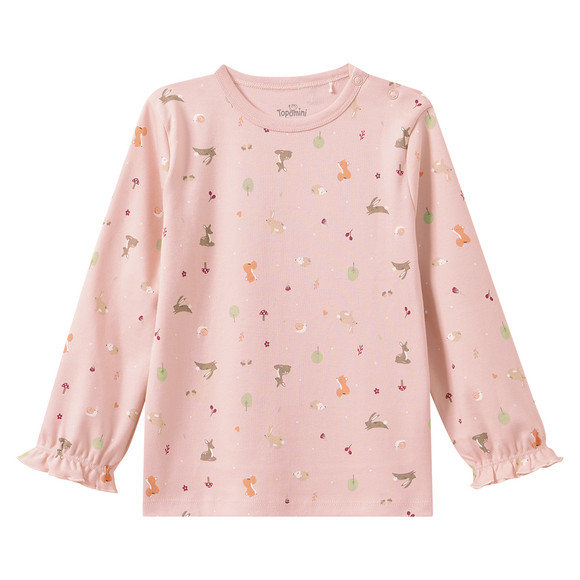 Baby Schlafanzug mit Waldtier-Motiven