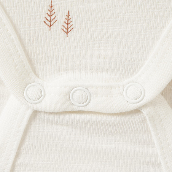Newborn Wickelbody mit Rentier-Motiven