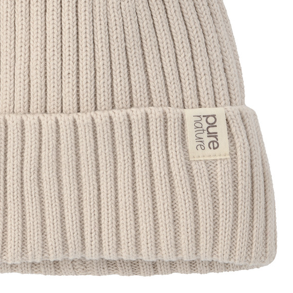 Kinder Strickmütze mit Rippstruktur
