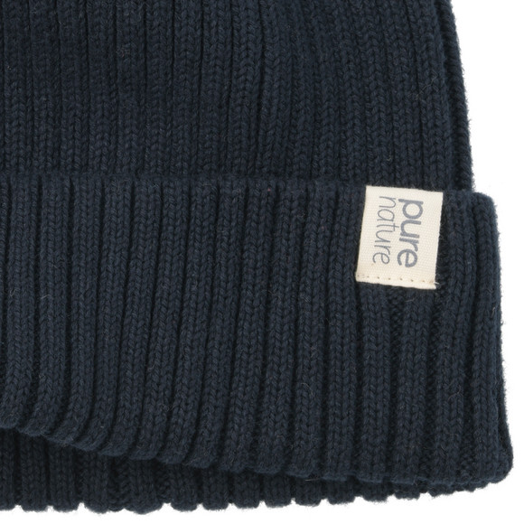 Kinder Strickmütze mit Rippstruktur