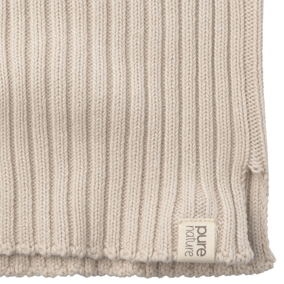 Babysnood met ribbelstructuur