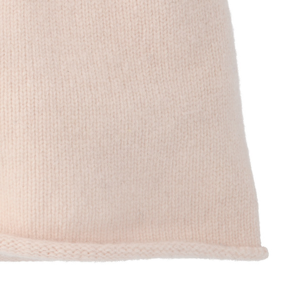 Kinder Woll-Strickmütze mit Rollbündchen