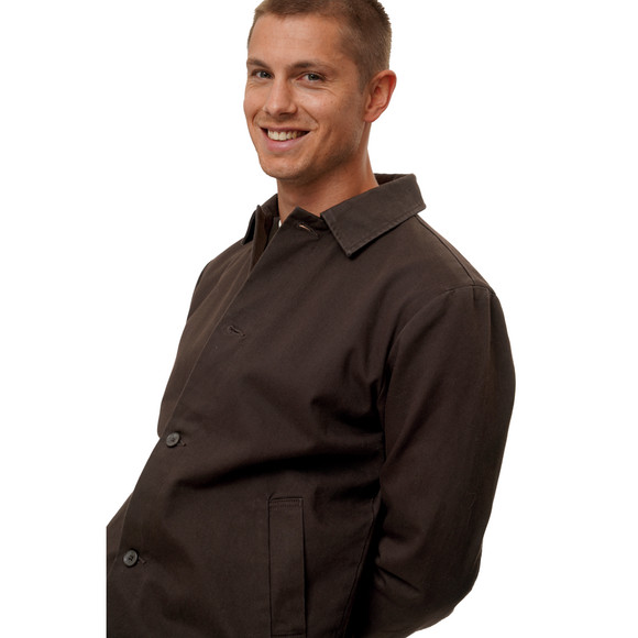 Herren Overshirt mit Knopfleiste