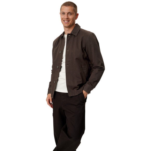 Herren Overshirt mit Knopfleiste