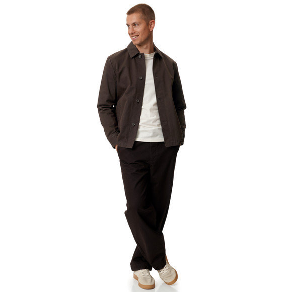 Herren Overshirt mit Knopfleiste